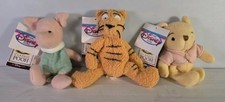 Vintage Classic Pooh Bean Bag Plush Disney Store Beanie Tigger Piglet Pooh