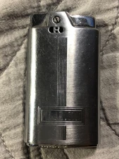 Vintage RONSON HIGHLITE Silver LIGHTER Engraved L.A.K. PLEASE READ