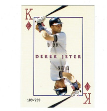 2000 PACIFIC KING OF DIAMONDS DEREK JETER  SERIAL# 189/299
