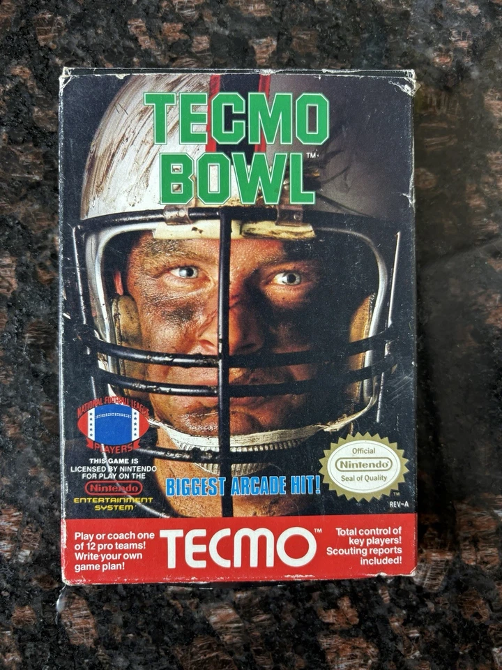 Tecmo Bowl (Nintendo Entertainment System, 1989) NES CIB Box and Manual - Image 3 of 4