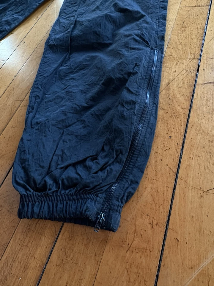 Champion **Vintage** Nylon Ankle Zip Windbreaker Joggers-Black-Women’s M Foto 4 de 4