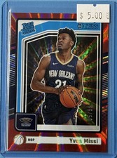 2024-25 Panini Donruss - Rated Rookie Yves Missi #217  Red Laser /99