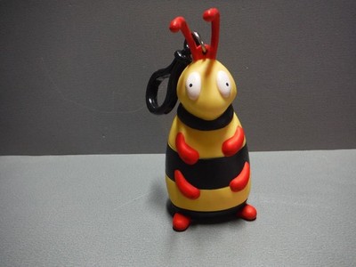 Honey Bee Hallmark Bee Pouch Old & Unique Key Chain PVC 5''in