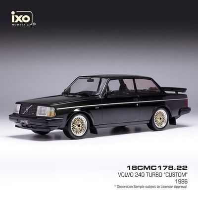 IXOMODELS - VOLVO 240 Turbo custom 1986 black - 1/18 - IXO18CMC178