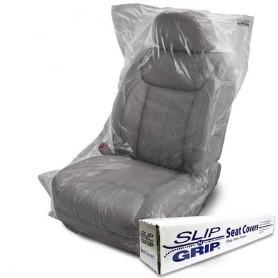 SLIP GRIP (500 Bags) Plastic Seat Protector Sz 31.5''L x 31''W 71599
