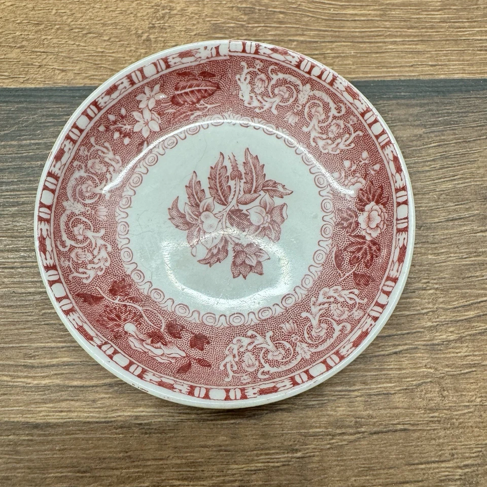 Spode Copeland Camilla Teller Rot/Pink England 26 cm - Bild 3 von 4