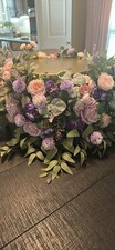 16 wedding acrylic candleabras with purple and pink florals enchanted garden 