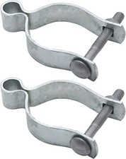 Aiwaiufu 2 Pcs Chain Link Fence Gate Post Hinge for Outside Diameter 2-3/8"