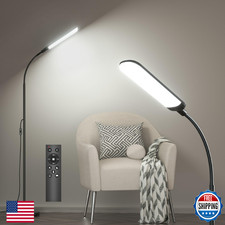 Floor Lamp, 18W LED Super Bright, Dimmable, Remote Control, Eye-Protection