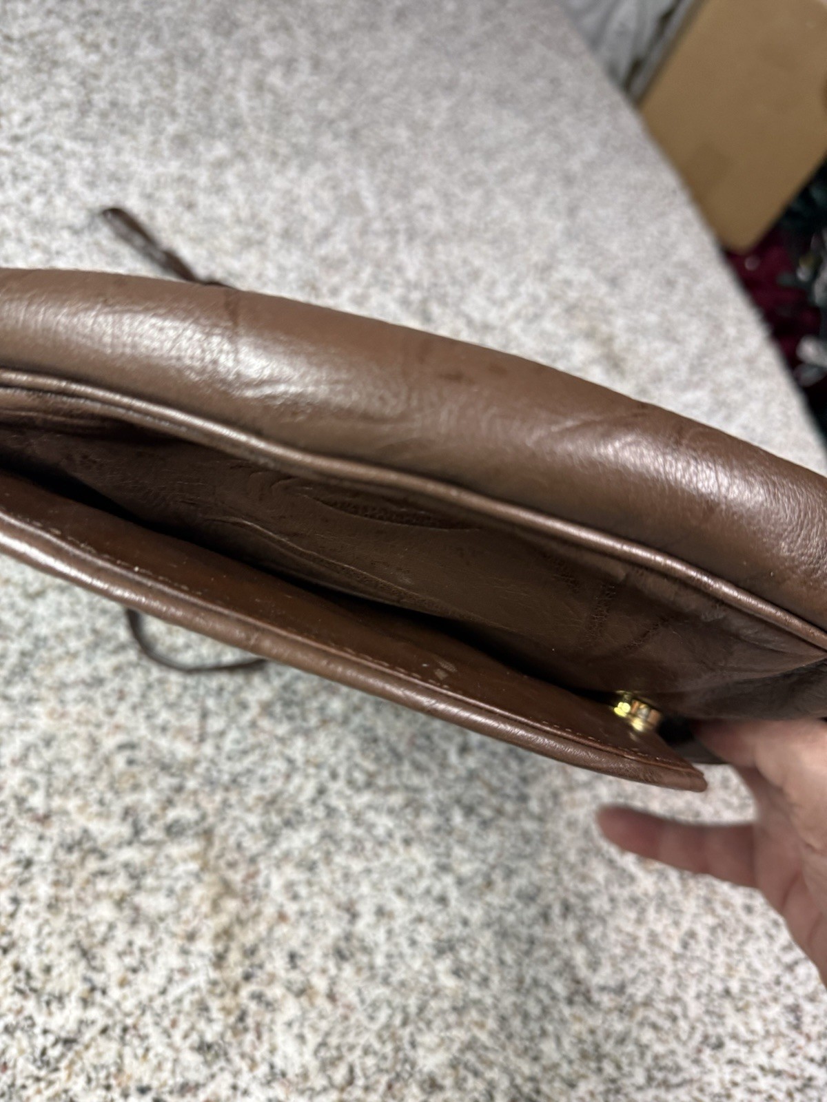 Leather Patchwork Crossbody Shoulder Bag Reptile … - image 5