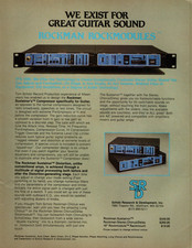 vtg 80s Rockman Modules Magazine Page Print Ad Sustainor Stereo Chorus Delay Ad