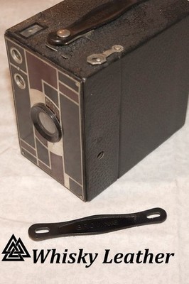 Kodak No. 2A Brownie & ANSCO/AGFA replacement straps. For  outside the USA