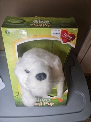 NEW WowWee Alive Seal Pup Movement & Sounds Plush Interactive Toy