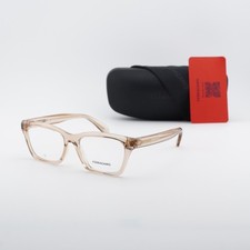 Salvatore Ferragamo SF2986 259 Transparent Beige 53mm Eyeglasses New Authentic