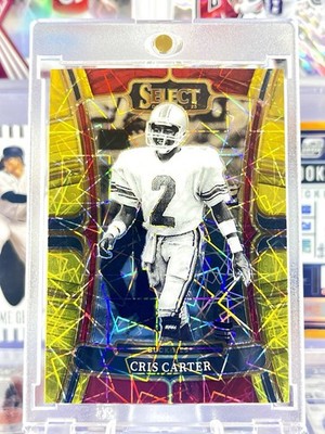 2023 Panini Cris Carter - Lazer Gold Prizm - Ohio State - Minnesota Vikings