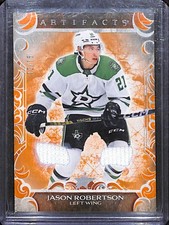 2024-25 Upper Deck Artifacts Orange Materials Jason Robertson /15