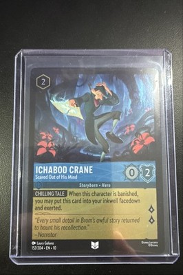 Ichabod Crane - Scared Out of His Mind 152/204 Whispers in the Well Cold Foil