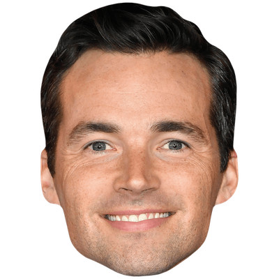 Ian Harding (Smile) Celebrity Mask, Flat Card Face, Fancy Dress Mask
