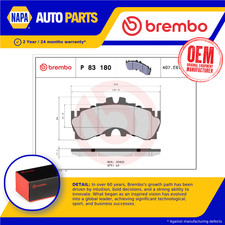 Set pastiglie freno adatte a LEXUS LC500 5.0 anteriori 2016 in poi 2UR-GSE Brembo 0446511010 nuove