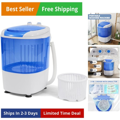 #ad #ad Mini Spin Dryer Compact Laundry for Home Apartment RV Blue $138.76