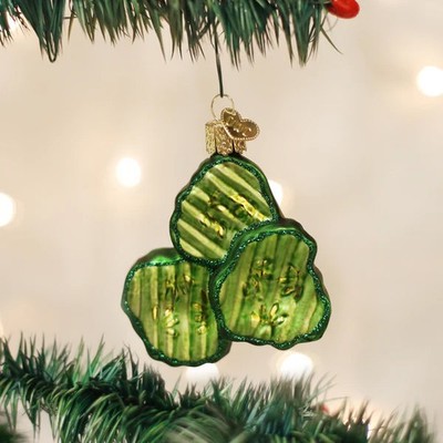 Old World Christmas Pickle Chips Ornament BRAND NEW #28105