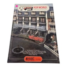 E-Z Play Music #65 Pop World for Organs Piano & Guitar Sheet Music Book 1977