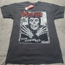 Misfits Shirt M Gray 2014 Official Live Nation Merch All Ages Horror Business