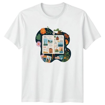 Reisetagebuch Privat innen T-Shirt Reisepass Stempel Reise Geburtstag Geschenk