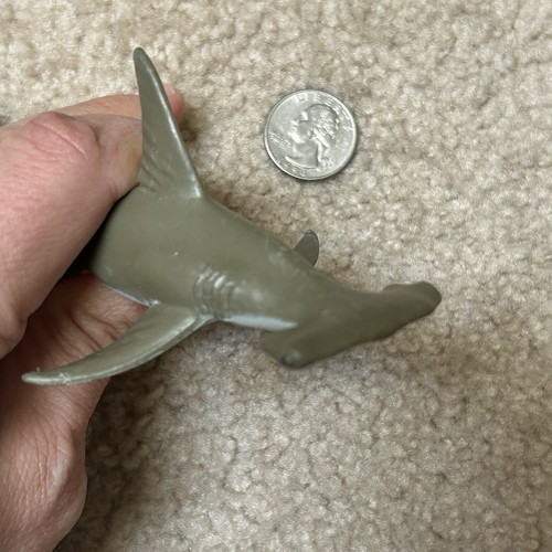 MSC 4 Safari Ltd 1996 HAMMERHEAD SHARK Animal Figurine Creature - Picture 2 of 3