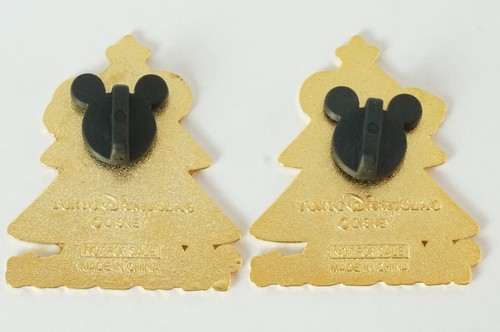 Tokyo Disney Resort Game Prize Pin TDS Christmas Tree Mickey & Minnie - Picture 4 of 4