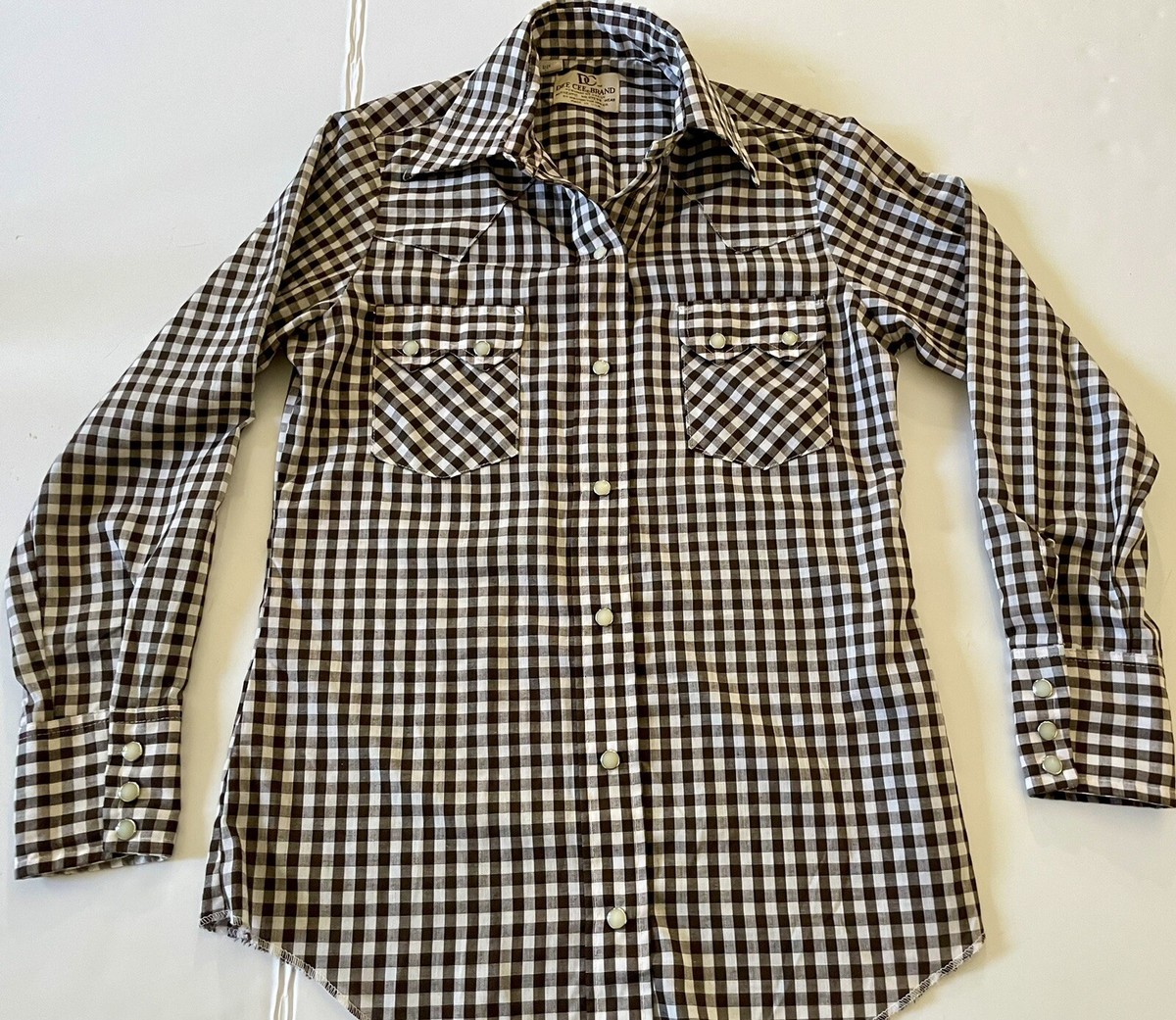 トップス 60s vintage check pattern shirt 60s vintage check pattern shirt