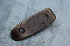 remington 1917 Rifle Butt plate well worn needs cleaned  no screws