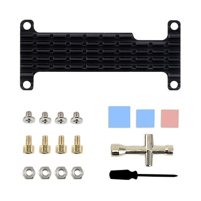 Heat Sink Aluminum Alloy CPU Heat Sink for Raspberry Pi Zero/Zero 2W Spare Part