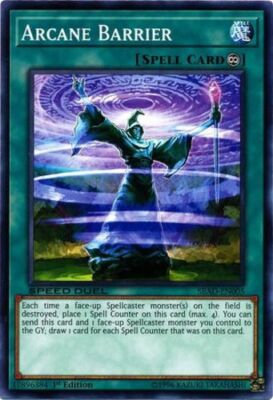 Arcane Barrier - SBAD-EN005 - Common - 1st Edition x3 - Near Mint