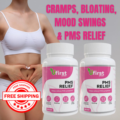 NEW PMS Supplement   Mood, Cramps, Bloating, Hot Flashes Relief, Free Shipping