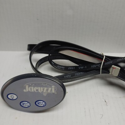 Jacuzzi Spa Topside Control Panel 2002-2006. J300 2600-324 Hot Tub Secondary Jet