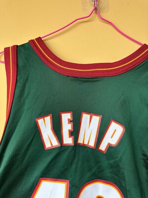 SONICS KEMP 40 ジャージ Champion　アメリカ製　古着 Vintage Shawn Kemp #40 Champion Seattle Super Sonics NBA