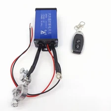 Car Battery Disconnect Switch Isolator Relay Cut Off W/Wireless Remote Control