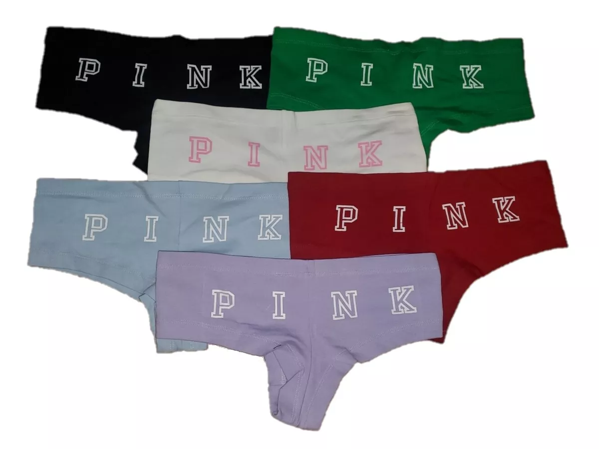 Victoria's Secret Women's Panties Pink Boyshorts Underwear Shortie Briefs  3-Pack