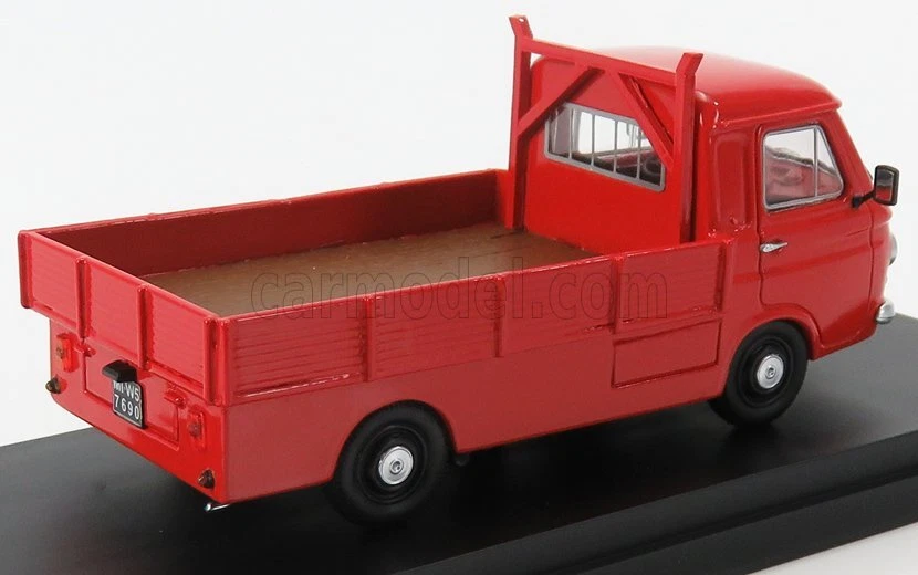 MODELLINO FURGONE STATICO DIECAST FIAT 241 LIGHT PICK-UP 1968 ROSSO SCALA 1/43 - Immagine 2 di 4