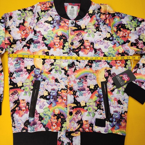 Loungefly Care Bears x Universal Monsters AOP Unisex Bomber Jacket Large NEW - Picture 12 of 19