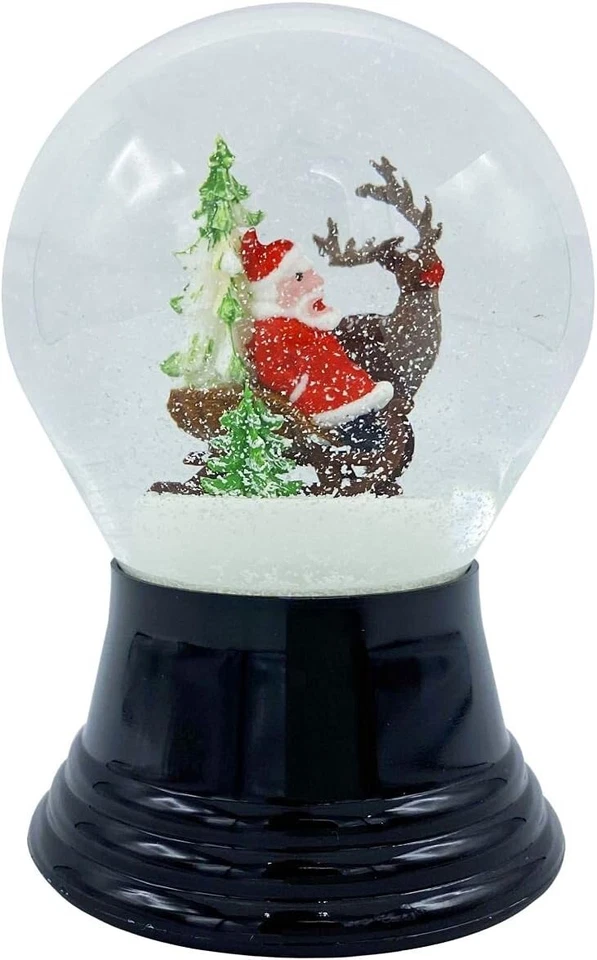 Alexander Perzy Snowglobe - Trineo mediano de Santa y Navidad - 5"H x 3"W x 3"D Foto 4 de 4