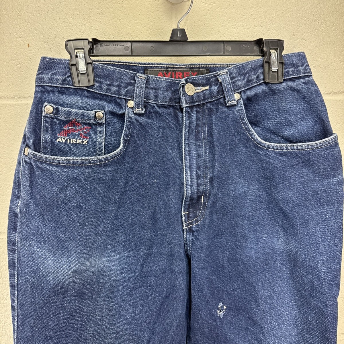 Jean Baggy Homme Vintage Y2K Bleu Brut - Taille 30x30 Neuf Avec étiquettes