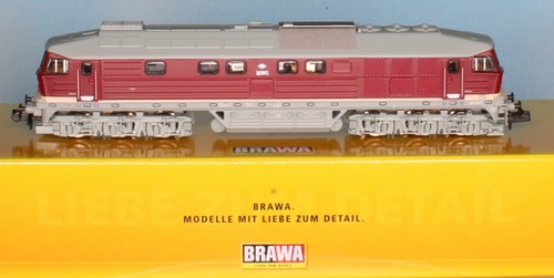 Brawa 61034, - Spur N / Maßstab 1:160 -, Diesel-Lok DR 132 377-3, Epoche 4 | Zustand: Neu