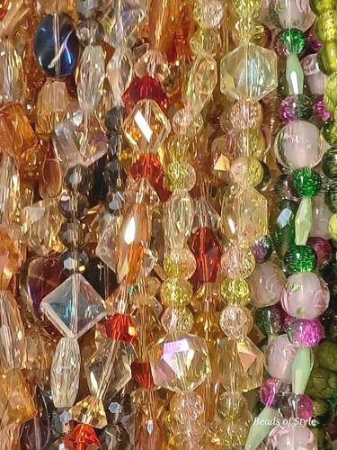 Glass Bead Lot 12x Strands faceted crystal Beads Jewelry Making Lots Quality - Picture 11 of 22