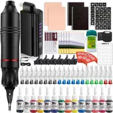 Wireless Tattoo Machine Pen Kit With Wireless Tattoo Power Supply Tattoo