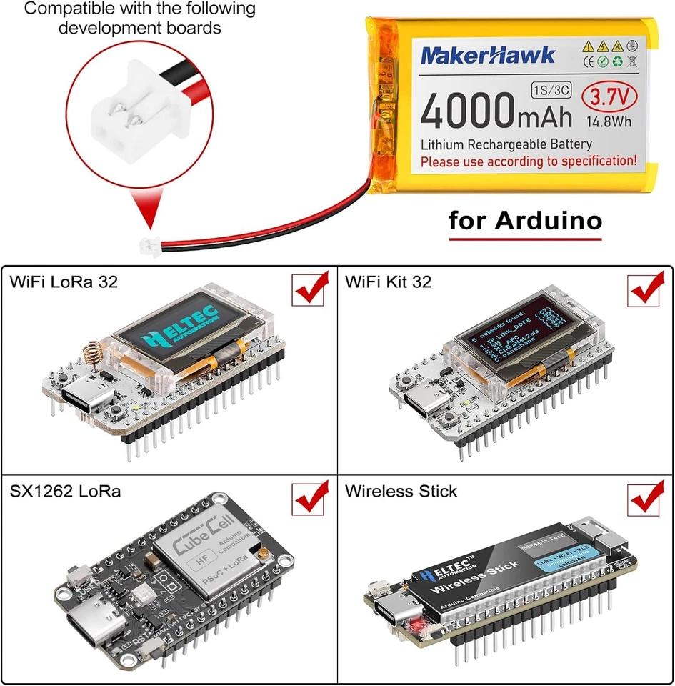 3,7 V 4000 mAh LiPo-Akku wiederaufladbar 1S 3C 124065 Lithium-Polymer-Akku - Bild 4 von 4