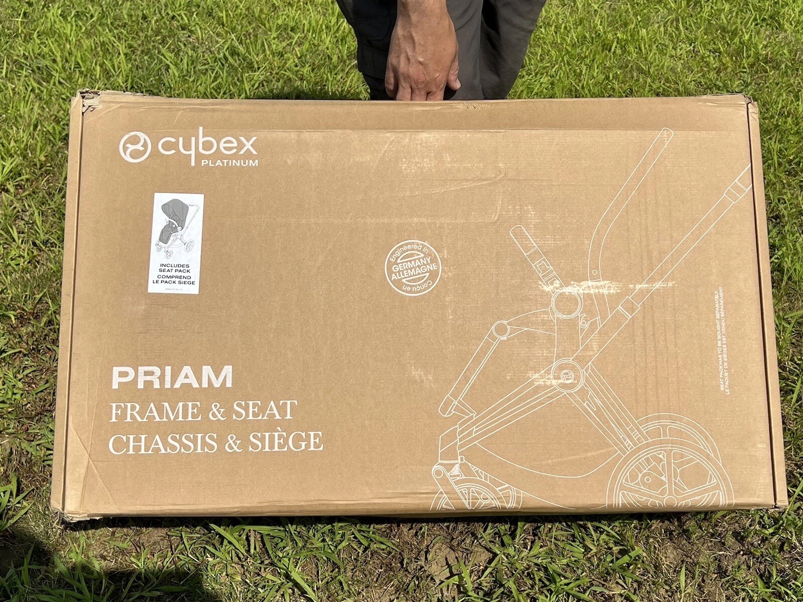 Cybex Platinum Priam 3 Frame & Seat - NIB - Chrome & Manhattan Grey - Price Drop
