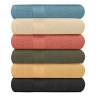 ECO Towels 6-Pack Bath Towels - Extra-Absorbent - 100% Cotton - 27in x 54in -...