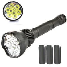 Dual Battery Support 2 Kind Battery Flashlight Torch Lamp Hiking Accessories